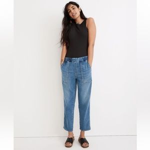 Madewell Pull-On Relaxed Jeans Size: M